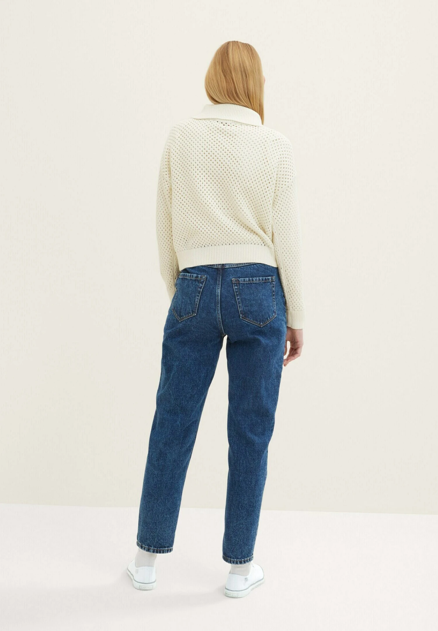 TOM TAILOR Denim Trui - Gardenia White 5 TOM TAILOR Denim Trui - Gardenia White - Afbeelding 3