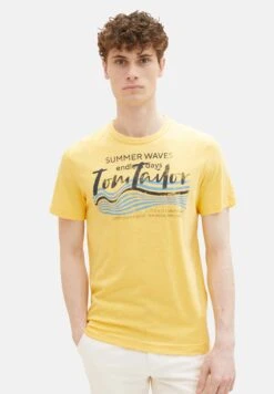 Tom Tailor Mit Print - T-Shirt Print - Gelb