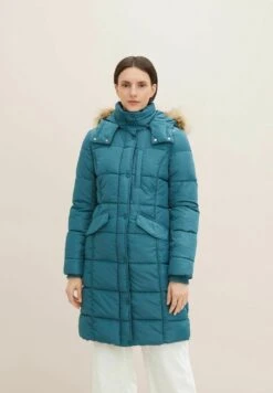 Tom Tailor Mit Abnehmbarer Kapuze  - Winterjas - Pastel Teal