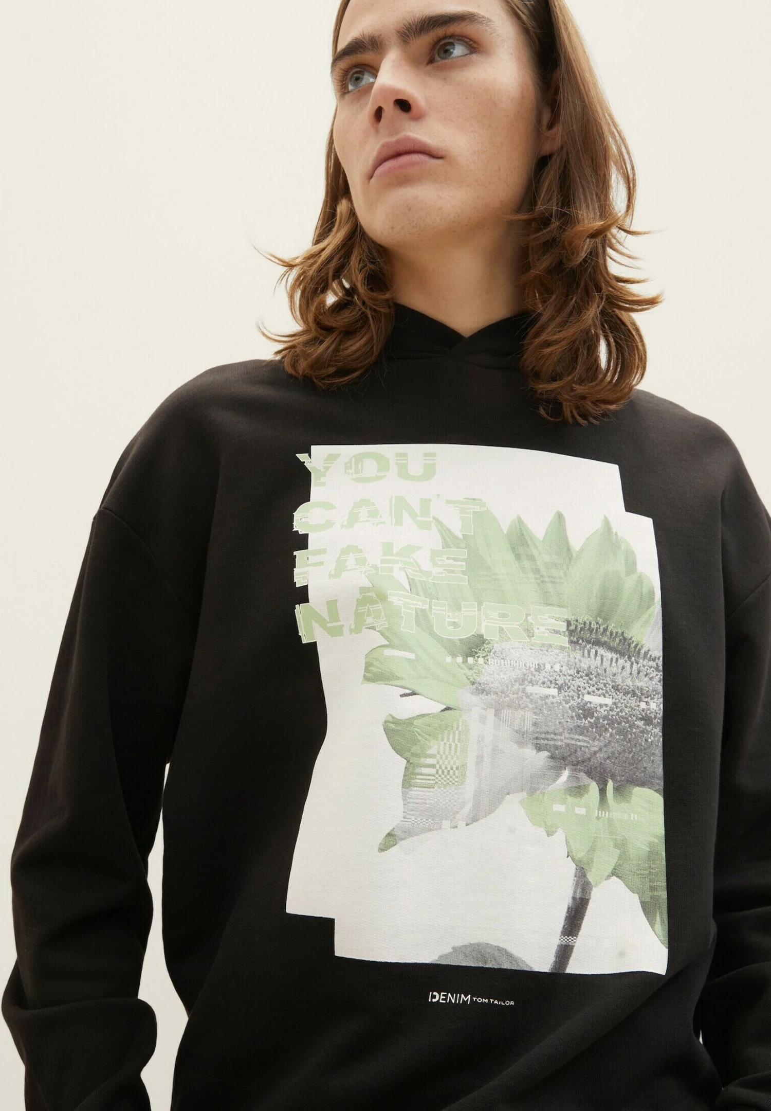 TOM TAILOR Denim Mit Fotoprint - Hoodie - Black 6 TOM TAILOR Denim Mit Fotoprint - Hoodie - Black - Afbeelding 4