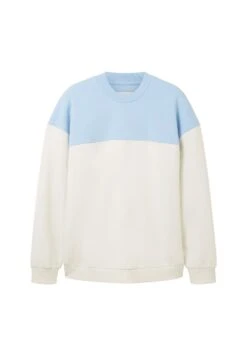TOM TAILOR Denim Mit Colour Bloc - Sweater - Foggy Dawn -Tom Tailor Winkel 4c9011aa4e79446b970e6783a1f91756