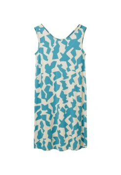 Tom Tailor Mit Rückendetail - Jerseyjurk - Petrol Big Abstract Design -Tom Tailor Winkel 4ce8aa7e921242dfb7ff747943d16574