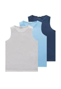 Tom Tailor Im Dreierpack - Top - Dark Denim/Blue