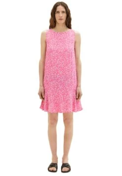 Tom Tailor Volant - Jurk - Pink Geo Design