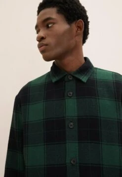 TOM TAILOR Denim Mit Karomuster - Overhemd - Green Black Big Check -Tom Tailor Winkel 4dd4ea06fdde411390295a612f045dd6