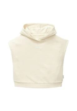 Tom Tailor Cropped- T-Shirt Print - Creme