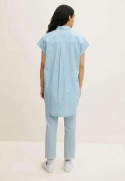 TOM TAILOR Denim Mit Kurzärmeln - Overhemdblouse - Calm Cloud Blue -Tom Tailor Winkel 4f2c2d9ae59b42c49210b0bccd0e3076