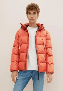 TOM TAILOR Denim Puffer - Winterjas - Burned Red Slate -Tom Tailor Winkel 4f6e373f689e4d96bc50ac16cc0a3e96