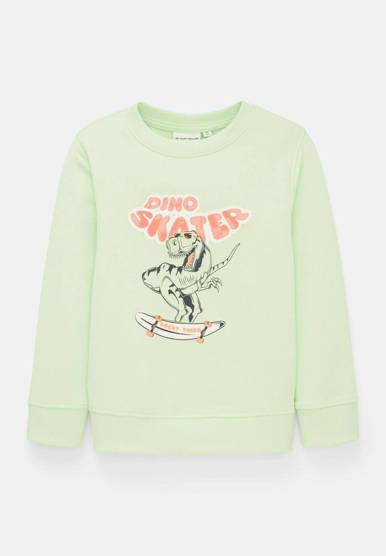 Tom Tailor Mit Motiv-Print - Sweater - Fresh Apple Lime Green 6 Tom Tailor Mit Motiv-Print - Sweater - Fresh Apple Lime Green - Afbeelding 4