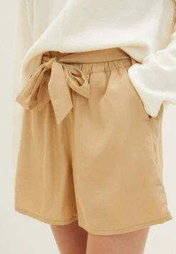 TOM TAILOR Denim Mit Elastischem Bund - Shorts - Brown Rice -Tom Tailor Winkel 50616b86a2c249618c4b5098ebb54de8