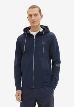 Tom Tailor Mit Kapuze - Sweater Met Rits - Sky Captain Blue -Tom Tailor Winkel 51ca55211297465988c1884e8a6d64dc