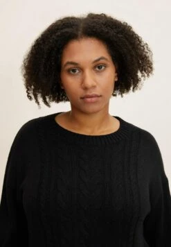 Tom Tailor Gebreide Jurk - Deep Black -Tom Tailor Winkel 521b649de4a24eadbc8823e903083f86