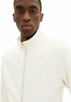 Tom Tailor Sweater Met Rits - Vintage Beige -Tom Tailor Winkel 5274094bdec948a2a4d6cb05b34efd63