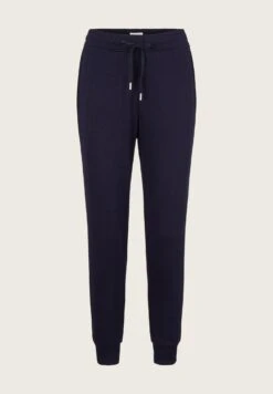 Tom Tailor Mit Rippbündchen - Trainingsbroek - Navy Midnight Blue -Tom Tailor Winkel 531672605b6249f28ad9afa15c5af5df