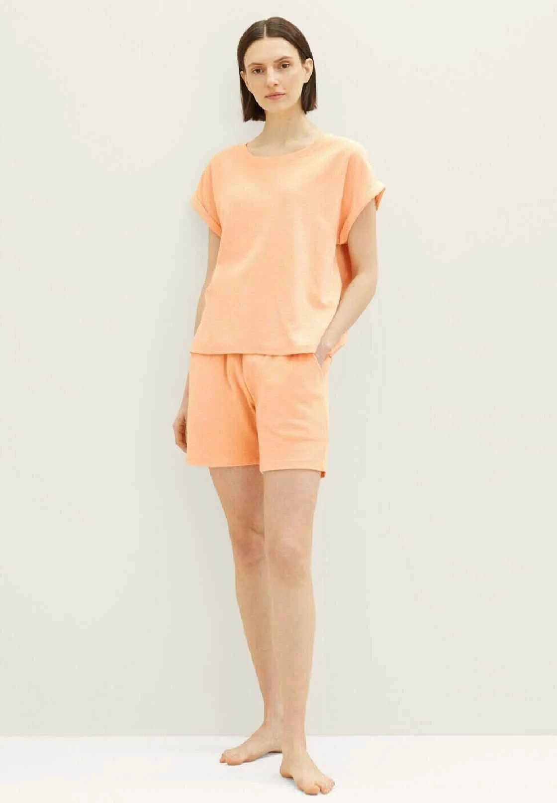 Tom Tailor Frottee- Pyjamabroek - Red Medium Solid 8 Tom Tailor Frottee- Pyjamabroek - Red Medium Solid - Afbeelding 6