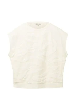 Tom Tailor Mit Struktur - T-Shirt Print - Offwhite Towelling Waves -Tom Tailor Winkel 53958c9369034d7bb03b5a5941685238