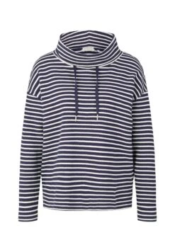 Tom Tailor Structure - Sweater - Navy Offwhite Stripe -Tom Tailor Winkel 53c2ce8c5e494a398732bc7ec6a83b24