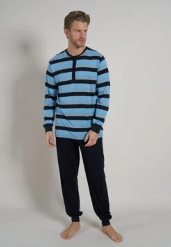 Tom Tailor Set - Pyjama - Blau Mittel Ringel