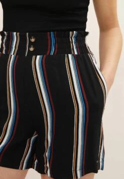TOM TAILOR Denim Shorts - Black Creme Stripe -Tom Tailor Winkel 5430e395d0204ed18bdb0aa6eca0c9dd