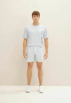 Tom Tailor Active Wear Kurze- Shorts - Silver Grey