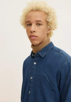 TOM TAILOR Denim Overhemd - Used Mid Stone Blue Denim -Tom Tailor Winkel 54f7c682a96c46339d6ed4bec866af19