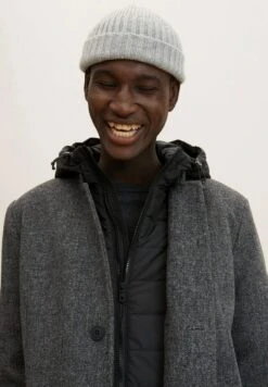 TOM TAILOR Denim Halflange Jas - Grey Melange Twill -Tom Tailor Winkel 54fa444503254082a270ae7f7f4d6e06