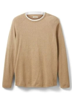 TOM TAILOR Denim Basic- Trui - Clay Beige Melange -Tom Tailor Winkel 5556abf45d0f41f798a5d7c85422810c
