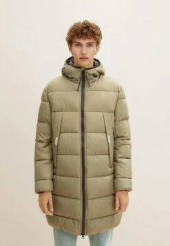 TOM TAILOR Denim Puffer - Winterjas - Dusty Olive Green