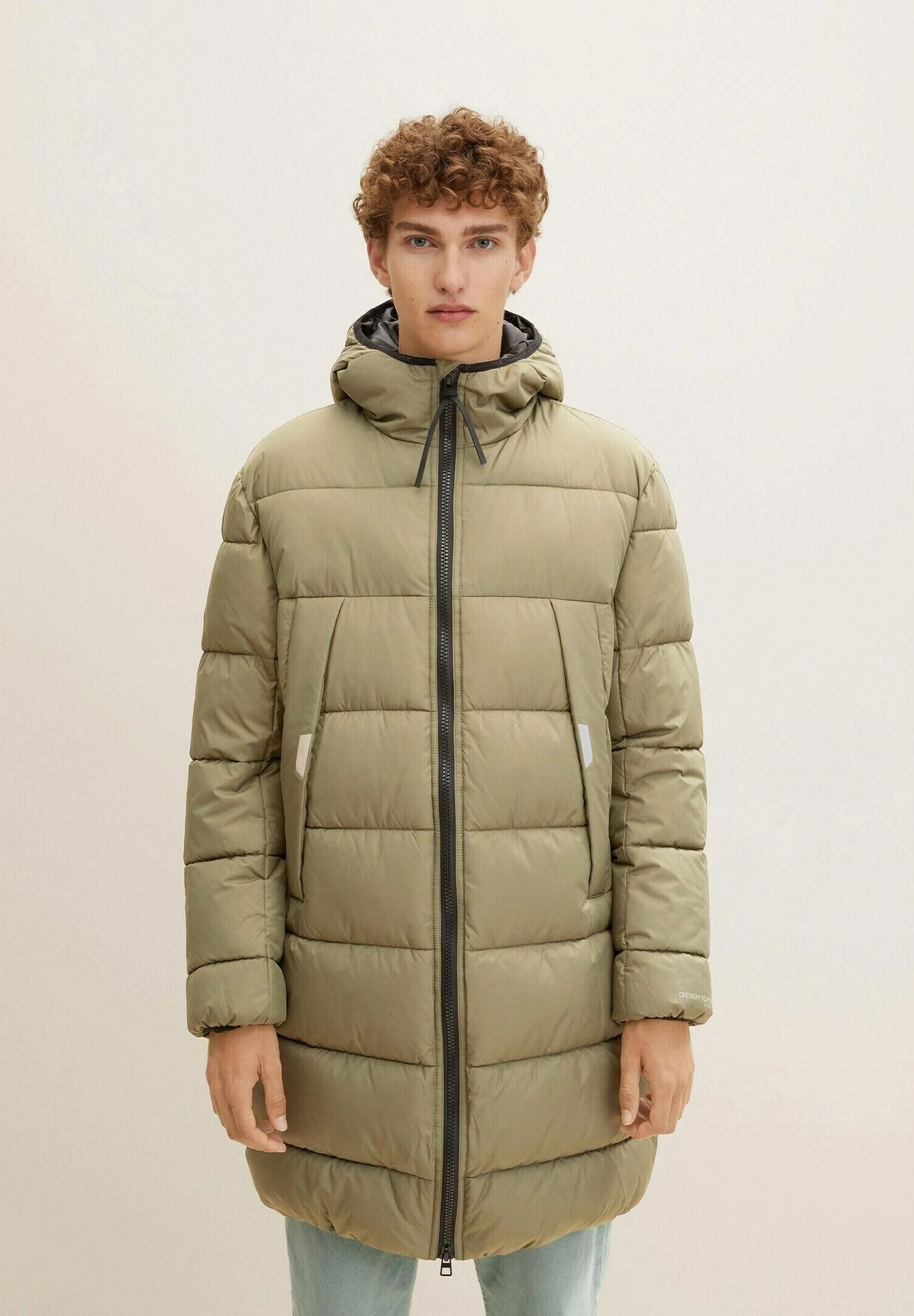 TOM TAILOR Denim Puffer - Winterjas - Dusty Olive Green 3 TOM TAILOR Denim Puffer - Winterjas - Dusty Olive Green