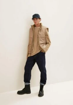 TOM TAILOR Denim Basic- Trui - Clay Beige Melange -Tom Tailor Winkel 555bdfe980f642009659e9549b7fd1b2