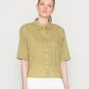 Tom Tailor Blouse Tonal Stripe Mix - Blouse - Moderate Olive -Tom Tailor Winkel 556c5691a4774d90a43800759c434dec