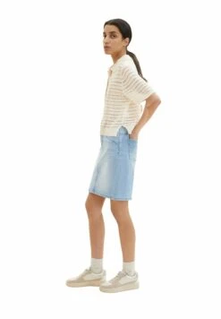 Tom Tailor Mit Kordelzug - Jeansrok - Light Stone Blue Denim -Tom Tailor Winkel 55f236d2e4304d5dbea4c013c676a53f