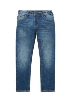 Tom Tailor John- Straight Leg Jeans - Used Mid Stone Blue Denim