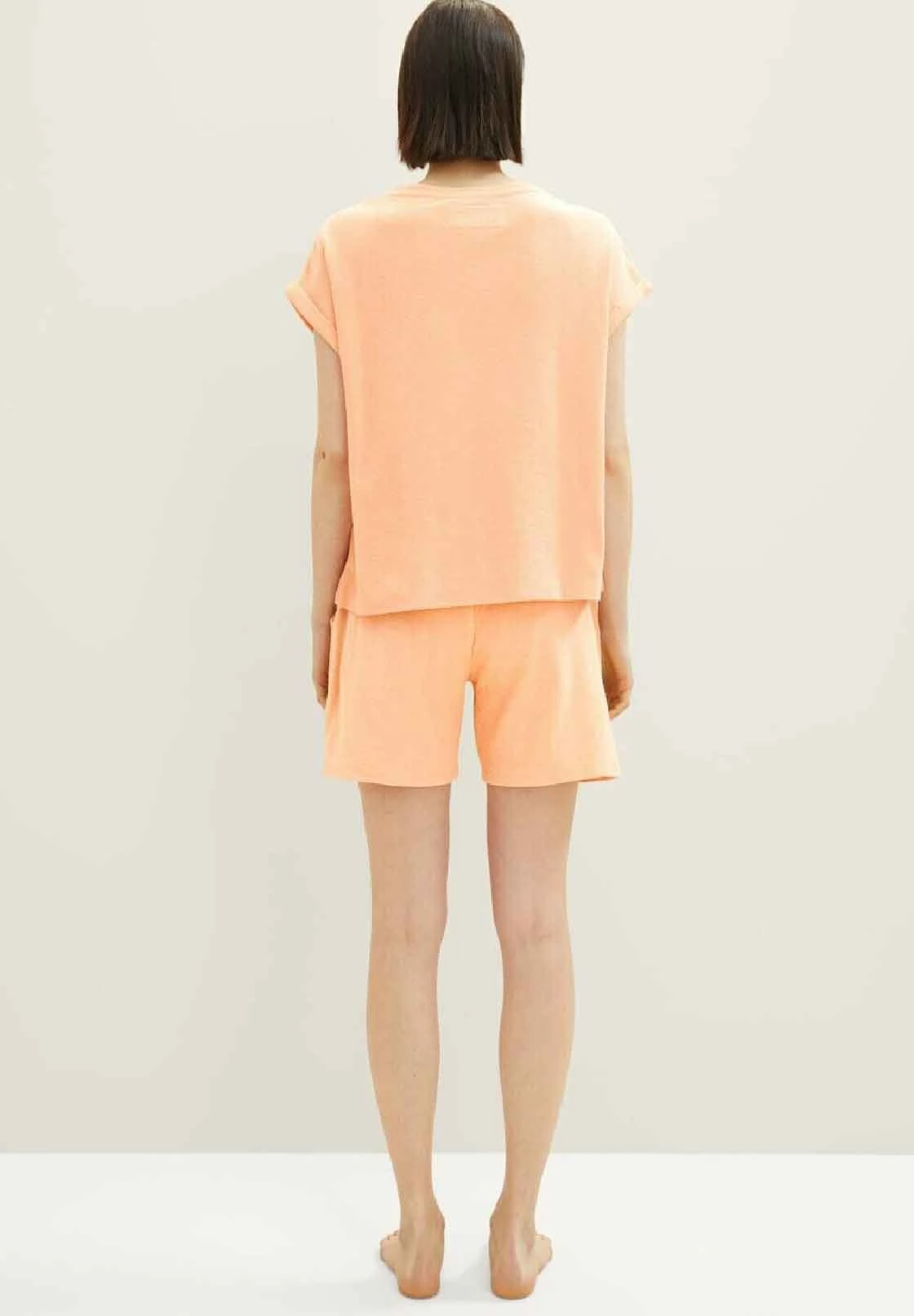 Tom Tailor Frottee- Pyjamabroek - Red Medium Solid 5 Tom Tailor Frottee- Pyjamabroek - Red Medium Solid - Afbeelding 3