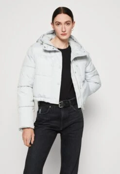 TOM TAILOR Denim Short Puffer Jacket - Winterjas - Basic Light Grey -Tom Tailor Winkel 56dea565c7b14de18acba4c47887ab1b