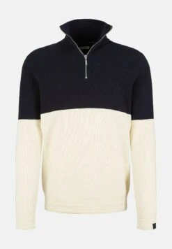 Tom Tailor Trui - Navy White Color Block -Tom Tailor Winkel 5733ca3f42c149bab378ee560216fe4a