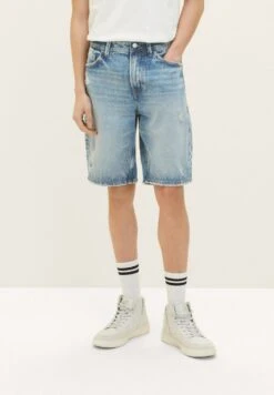 TOM TAILOR Denim Jeansshort - Destroyed Light Stone Blue Den -Tom Tailor Winkel 576619fbeed24928913d2c3c5a9ff266