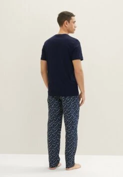 Tom Tailor Mit Palmenprint - Pyjamabroek - Blue Dark Allover -Tom Tailor Winkel 57a4f02f0d664ad8993f96d82bbe96d8