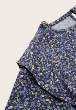 Tom Tailor Mit Blumen - Blouse - Light Blue -Tom Tailor Winkel 57ca2a12e6f54bc8b9f0820eeef46afa