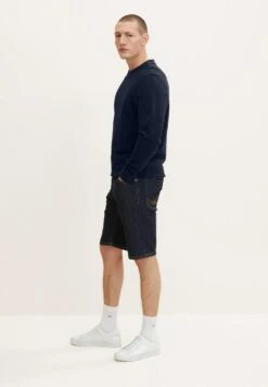 Tom Tailor Josh - Jeansshort - Clean Dark Stone Blue Denim -Tom Tailor Winkel 57e03bf186ff48849d91834bfc3fa63f
