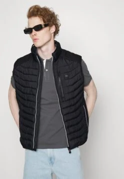 Tom Tailor Hybrid- Bodywarmer - Black -Tom Tailor Winkel 58a26bf2b7c74f178ff7e4eadd38f8ec