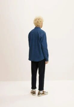 TOM TAILOR Denim Overhemd - Used Mid Stone Blue Denim -Tom Tailor Winkel 5954c20be6de4243b4c6b9a572ecdd9e