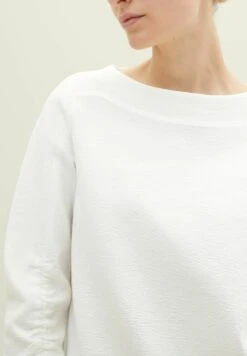 Tom Tailor Mit Struktur - Sweater - Whisper White -Tom Tailor Winkel 59567ac65cd045b9b3e0c0cea51fe269