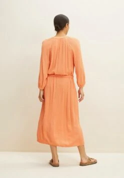 Tom Tailor In Knitteroptik - Jurk - Cantaloupe Orange -Tom Tailor Winkel 598747bf160c4439a7a1f3e702ed08ab