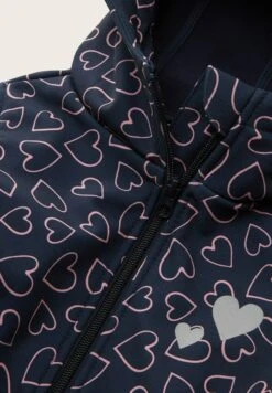 Tom Tailor Gemusterte- Softshelljas - Dark Blue /Pink Heart -Tom Tailor Winkel 59a988eb15114a1e918c9418177e7cb1
