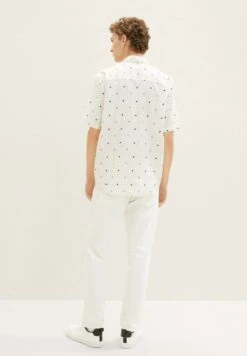TOM TAILOR Denim Gemustertes- Overhemd - White Black Wildflower Print -Tom Tailor Winkel 5ad72456ff1647808af675da40f294f1