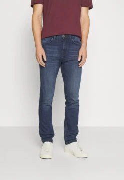 Tom Tailor Josh - Slim Fit Jeans - Dark Stone Wash Denim