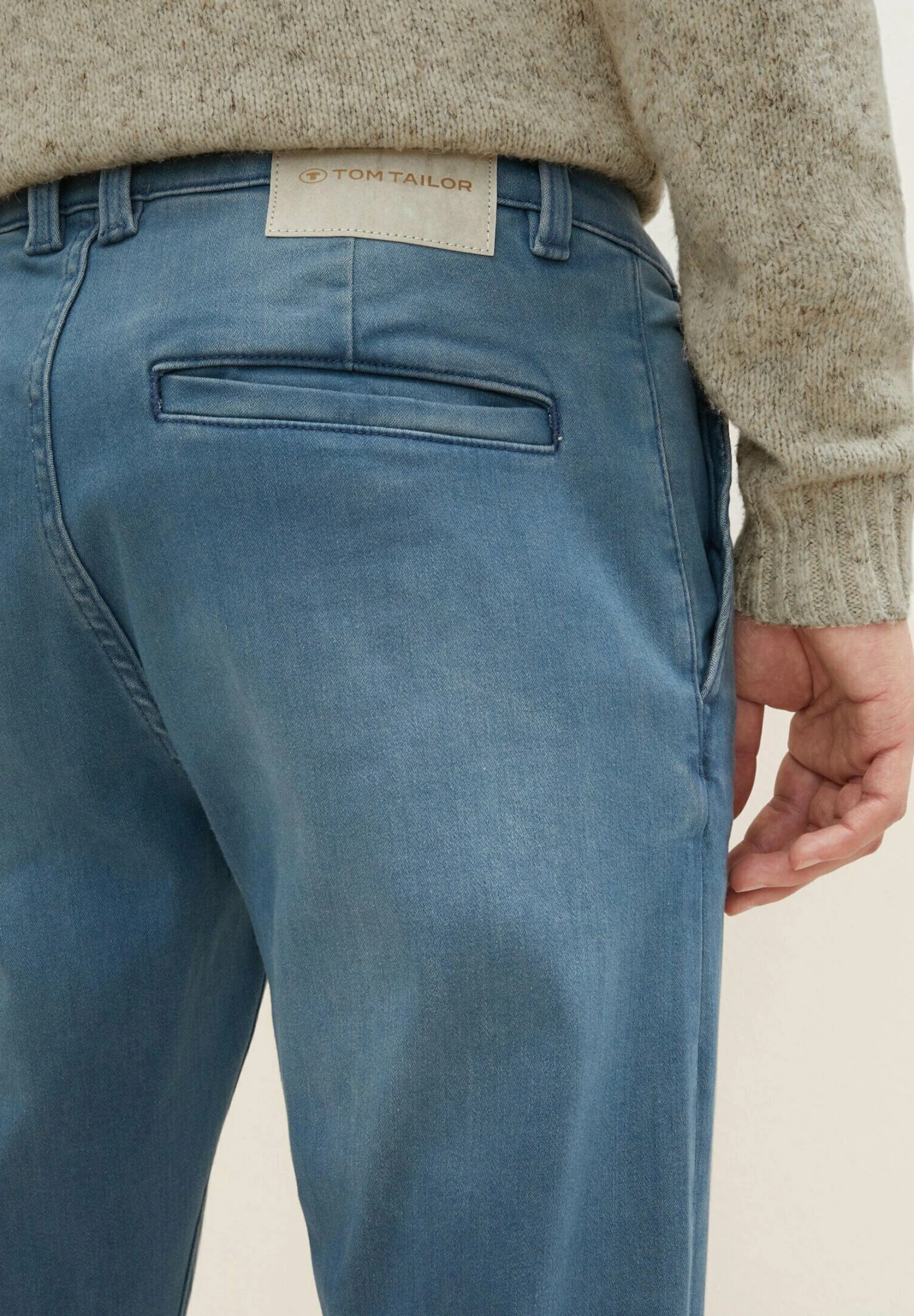 Tom Tailor Straight Leg Jeans - Mid Stone Blue Grey Denim 7 Tom Tailor Straight Leg Jeans - Mid Stone Blue Grey Denim - Afbeelding 5