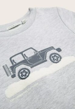 Tom Tailor Mit Motivprint  - Sweater - Light Stone Grey Melange -Tom Tailor Winkel 5b841b5804d94b8e9a86e1eb07175c16