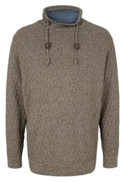 Tom Tailor Mit Sch - Trui - Navy White Brown Mouline -Tom Tailor Winkel 5cfe5261fa00493d860b3627844fc689